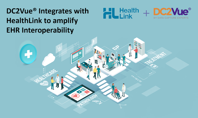 DC2Vue Integrates with HealthLink to amplify EHR Interoperability