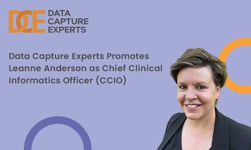 Data Capture Experts Promotes Leanne Anderson as Chief Clinical Informatics Officer (CCIO)